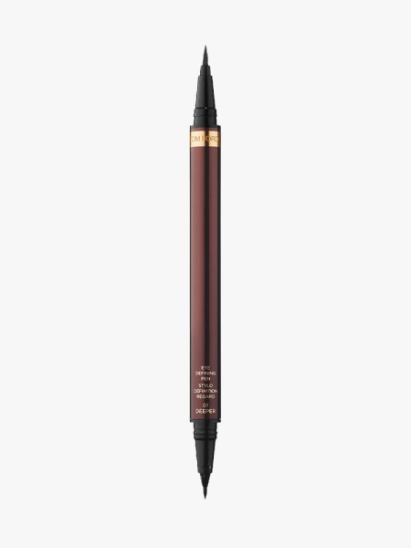 Tom Ford Eye Defining Pen Liquid Eyeliner Duo in branded component on a light gray background